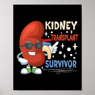 Affiche Chirurgie de greffe de rein Donateur de rein Mort