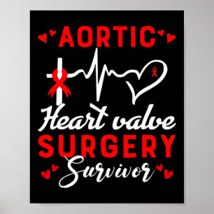 Affiche Chirurgie de la valvule cardiaque aortique Surviva