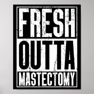 Affiche Chirurgie Outta - Mastectomie de sensibilisation a