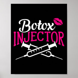 Affiche Chirurgie plastique Cosmétique Injector Lips Botox