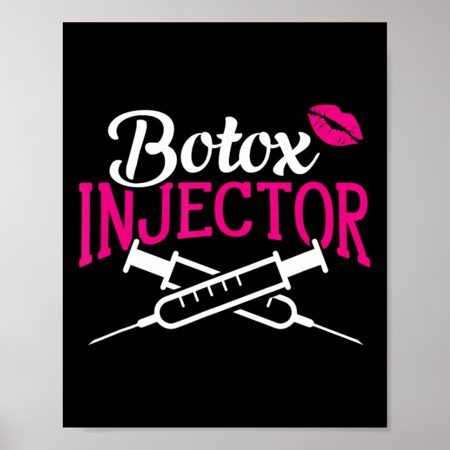 Affiche Chirurgie plastique Cosmétique Injector Lips Botox (Devant)