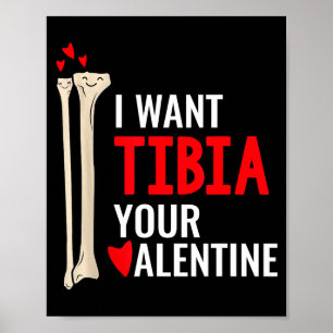 Affiche Chirurgien orthopédiste Je veux que Tibia soit vot