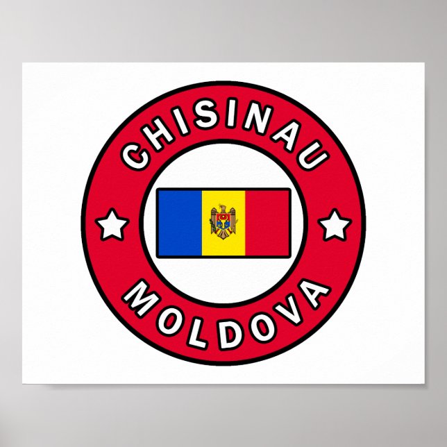 Affiche Chisinau Moldova (Devant)