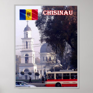 Affiche Chisinau - Moldova - Centre -