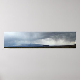 Affiche Chisos Monts Rainstorm - Big Bend