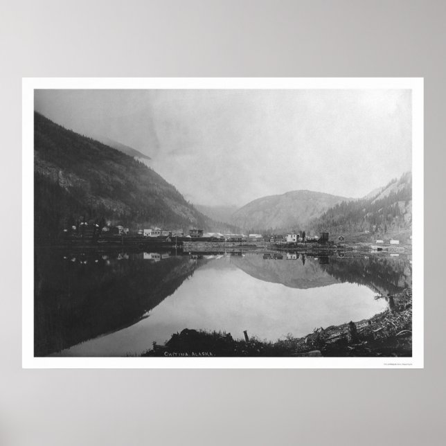 Affiche Chitina, Alaska Panoramic 1916 (Devant)