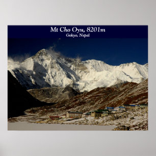 Affiche Cho Oyu et Gokyo