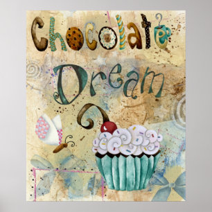 Affiche Chocolat 20x24 rêveur