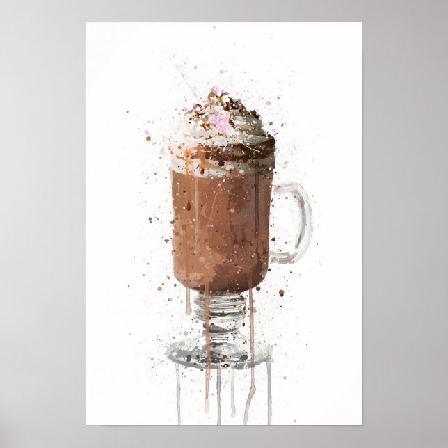 Affiche Chocolat Chaud (Devant)