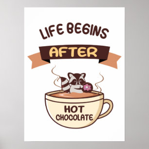 Affiche Chocolat chaud