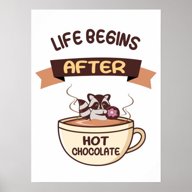 Affiche Chocolat chaud (Devant)