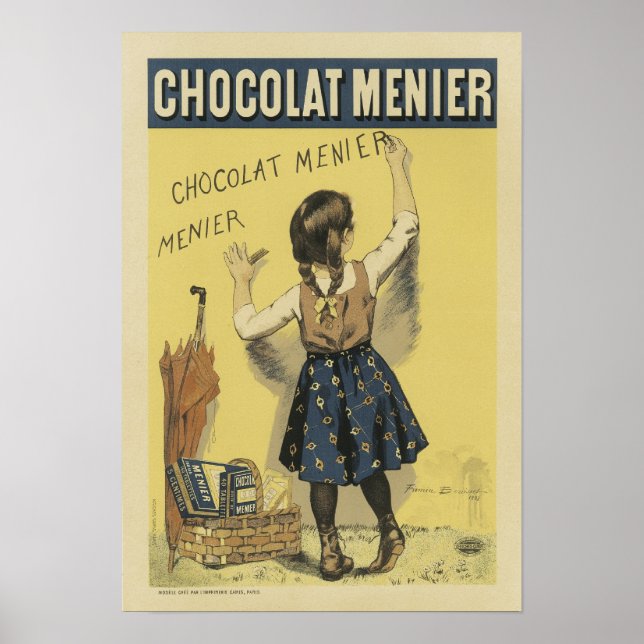 Affiche Chocolat Menier (Devant)