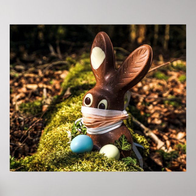Affiche Chocolate Corona Easter Bunny (Devant)