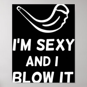 Affiche Chofar Je Suis Y Et Je Le Sonne Rosh Hashanah Juif