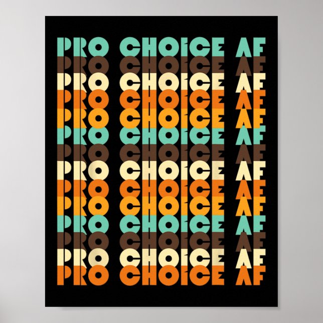 Affiche Choice Af Droits De Reproduction Pro Avortement Fe (Devant)