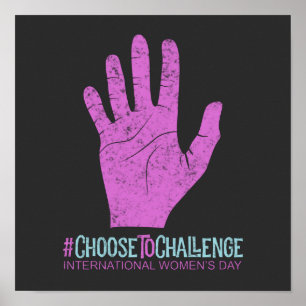 Affiche Choisir de contester la Journée internationale de
