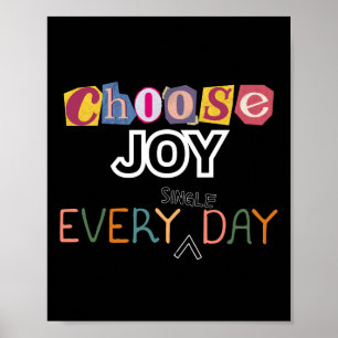Affiche Choisir la joie chaque jour