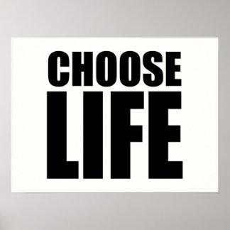 Affiche Choisir la vie