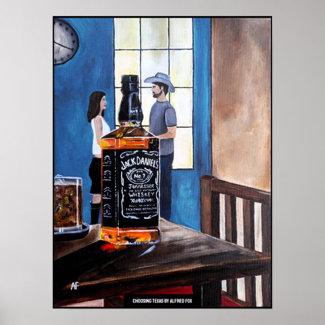 Affiche Choisir Texas Peinture par Alfred Fox (Devant)