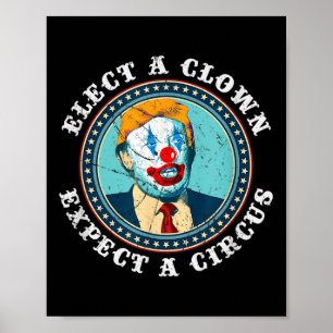 Affiche Choisir Un Clown Attend Un Cirque T Shirt Anti-Tru