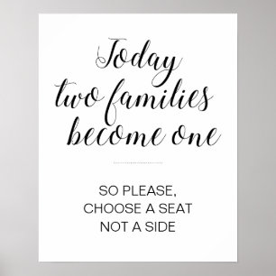 Affiche Choisir Un Siège Pas Un Siège Mariage Côté Cérémon