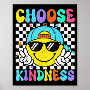 Affiche Choisissez la gentillesse groovy soyez gentil unit