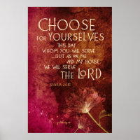 Choisissez pour vous... (Écriture : Josué 24:15)