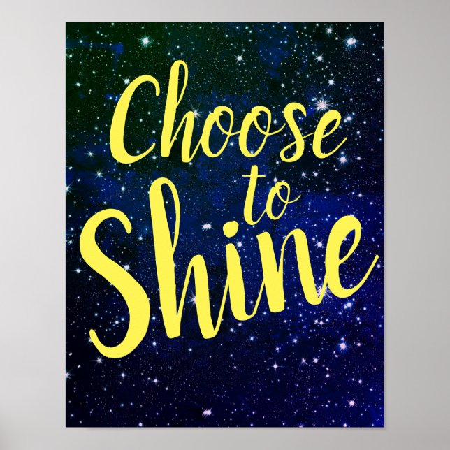 Affiche Choisissez Shine Stars Cosmos (Devant)