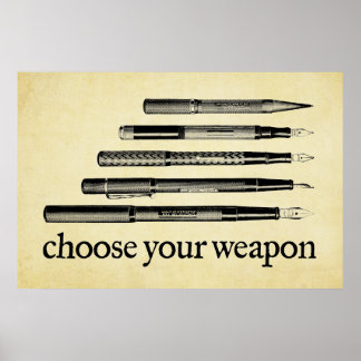 Affiche Choisissez votre arme