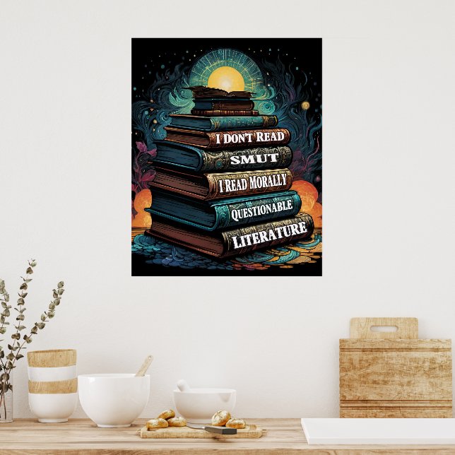Affiche Choix de livres humour (Cuisine)