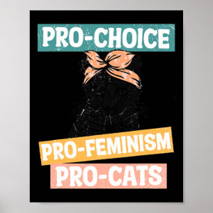 Affiche Choix Feminist Chat Maman Droits de reproduction P