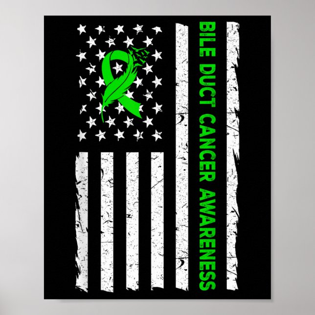 Affiche Cholangiocarcinoma Conscience du cancer de la bill (Devant)