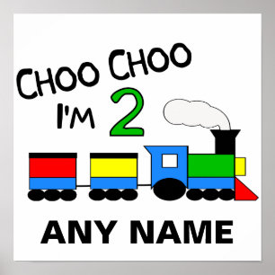 Affiche Choo Choo J'ai 2 ans ! Avec TRAIN