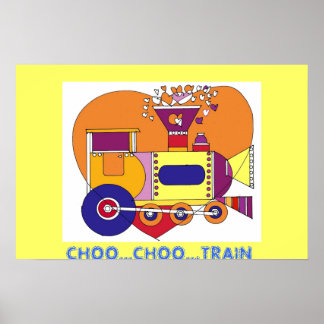 AFFICHE CHOO...CHOO...TRAIN
