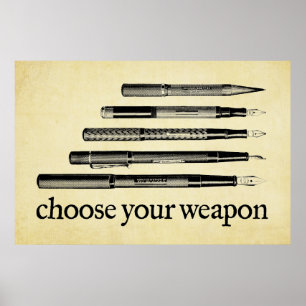 Affiche Choose Your Weapon