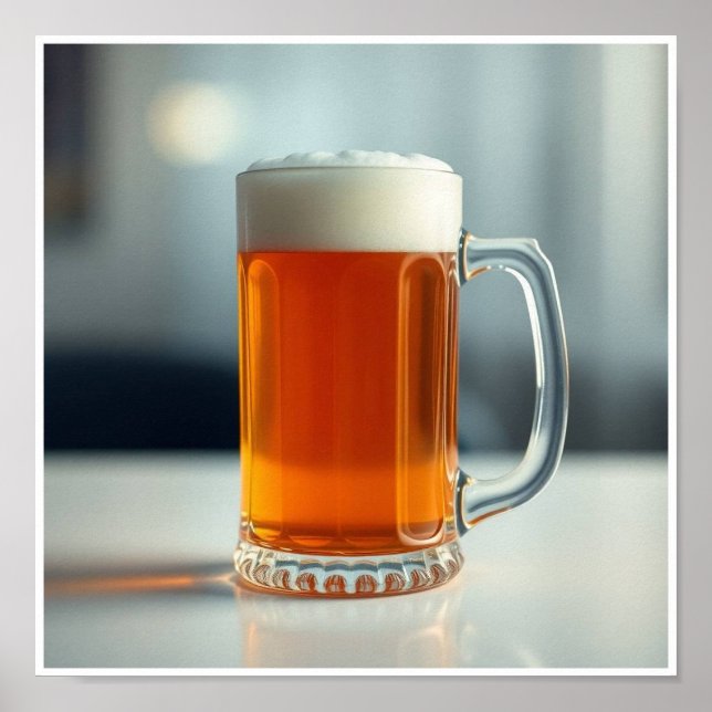 Affiche Chope à bière (Devant)