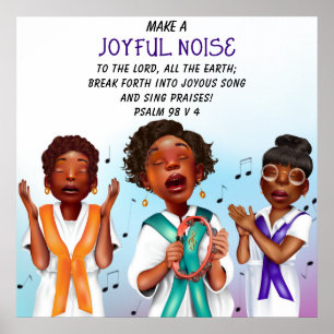 Affiche Chorale afro-américaine