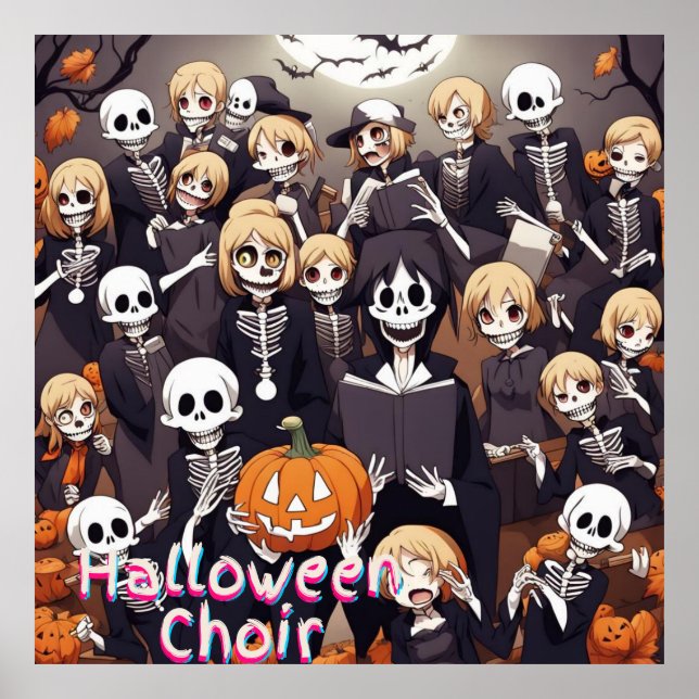 Affiche Chorale d'Halloween (Devant)