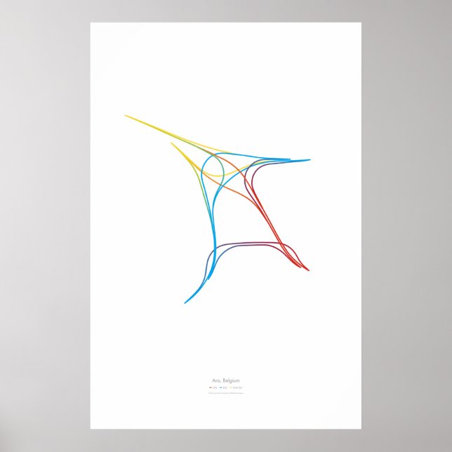 Affiche Chorégraphie d'échange : Ans, Belgique (Devant)