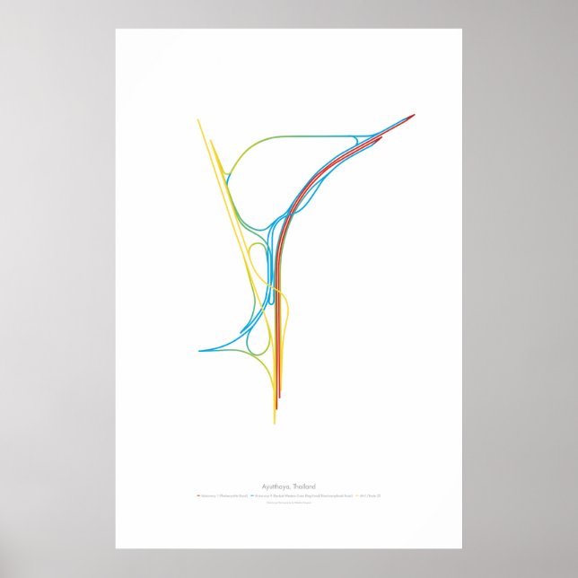 Affiche Chorégraphie d'échange : Ayutthaya, Thaïlande (Devant)