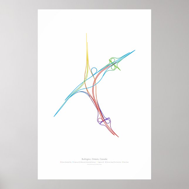 Affiche Chorégraphie d'échange : Burlington, ON, CA (Devant)