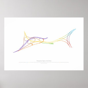Affiche Chorégraphie d'échange : Chesapeake, Virginie, Éta