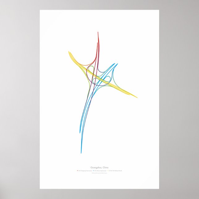 Affiche Chorégraphie d'échange : Guangzhou, Chine 3 (Devant)