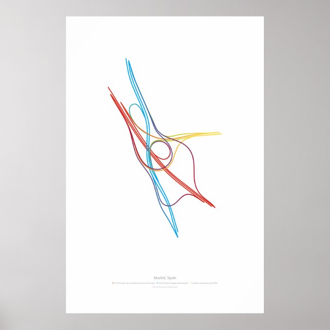 Affiche Chorégraphie d'échange : Madrid, Espagne 2 (Devant)