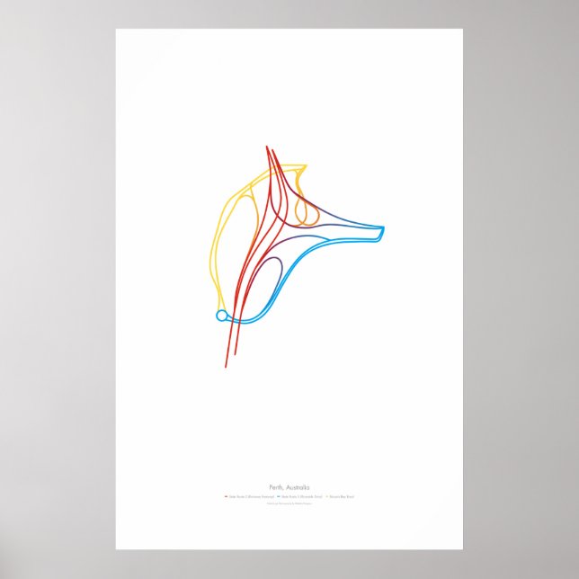 Affiche Chorégraphie d'échange : Perth, Australie 2 (Devant)