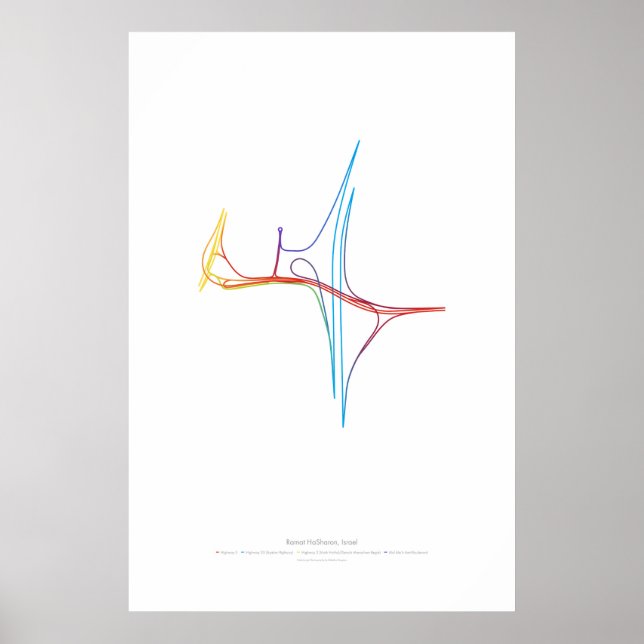 Affiche Chorégraphie d'échange : Ramat HaSharon, Israël (Devant)