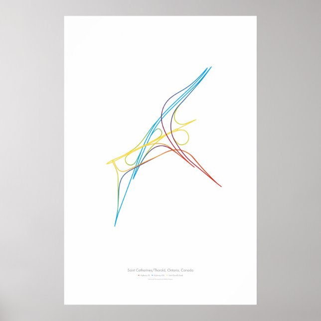 Affiche Chorégraphie d'échange : Saint Catharines/Thorold (Devant)