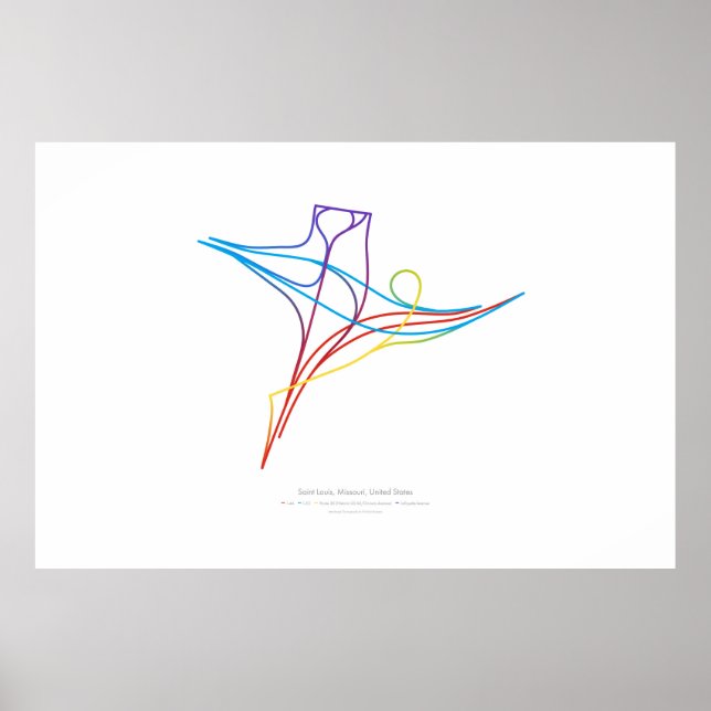 Affiche Chorégraphie d'échange : Saint Louis, MO, États-Un (Devant)