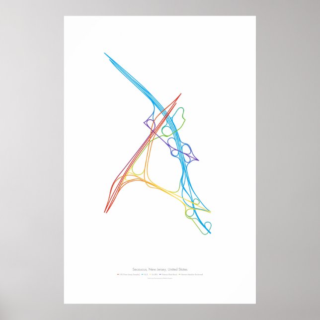 Affiche Chorégraphie d'échange : Secaucus, NJ, États-Unis (Devant)