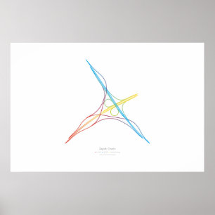 Affiche Chorégraphie des échangeurs : Zagreb, Croatie